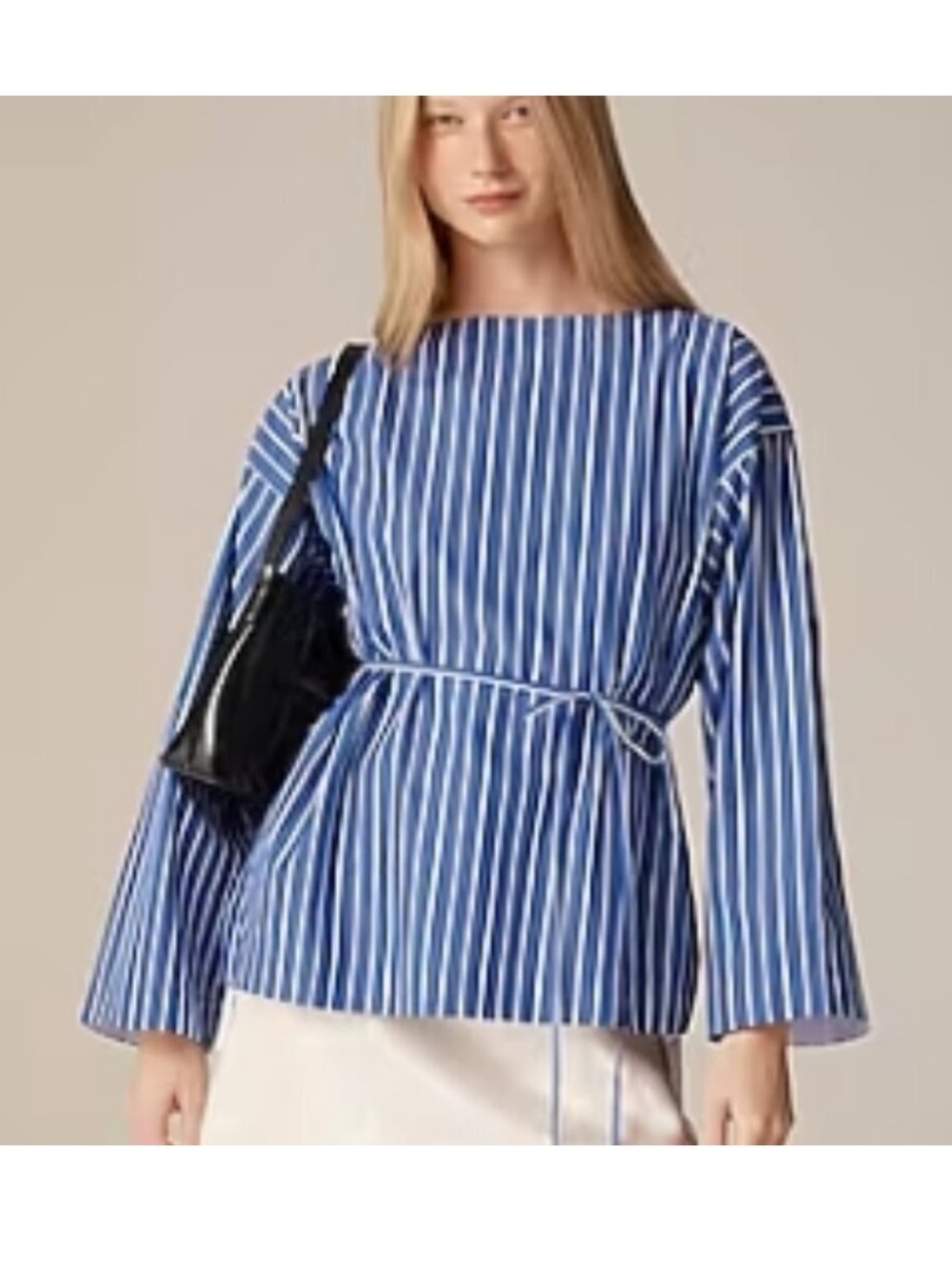 J.Crew Ciel Top - Striped Cotton Poplin - Size XS - NWT